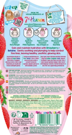 Máscara em Creme de Morango com Betaína