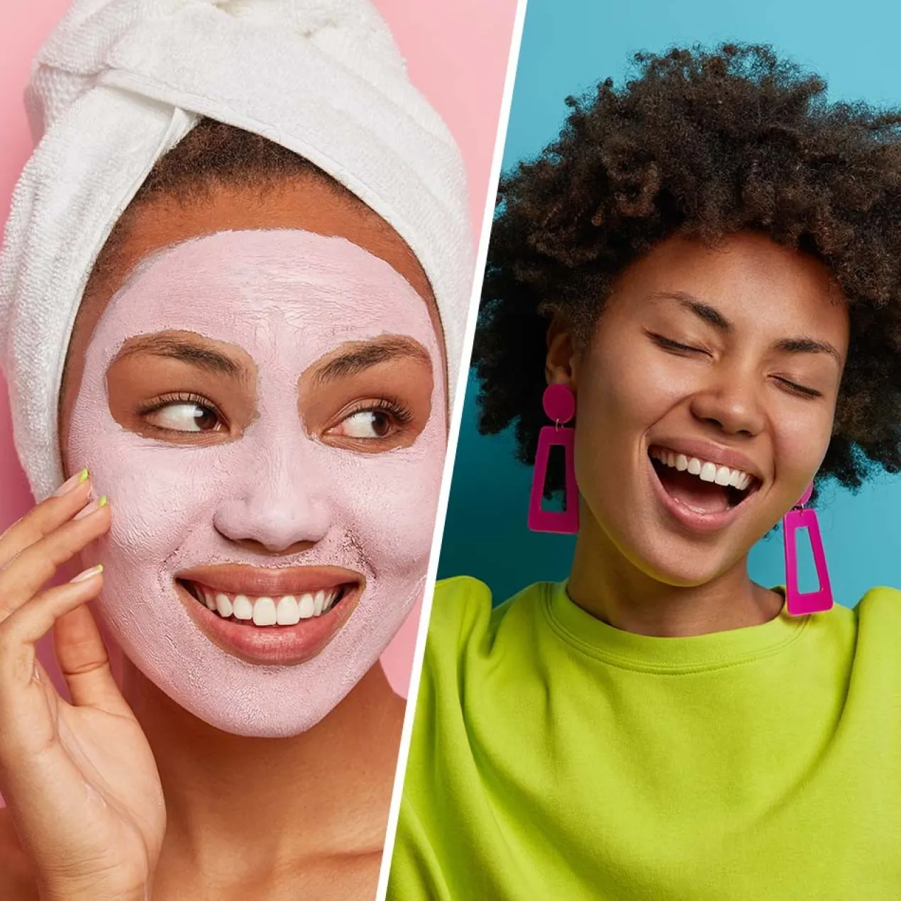 Máscara Facial de Argila Rosa