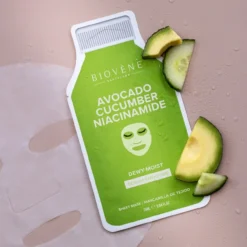 Máscara Facial Dewy Moist Abacate, Pepino e Niacinamida