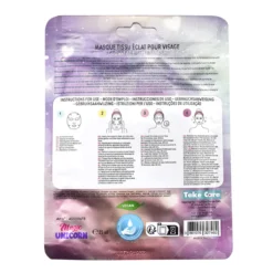 Máscara Facial Iluminadora Unicórnio