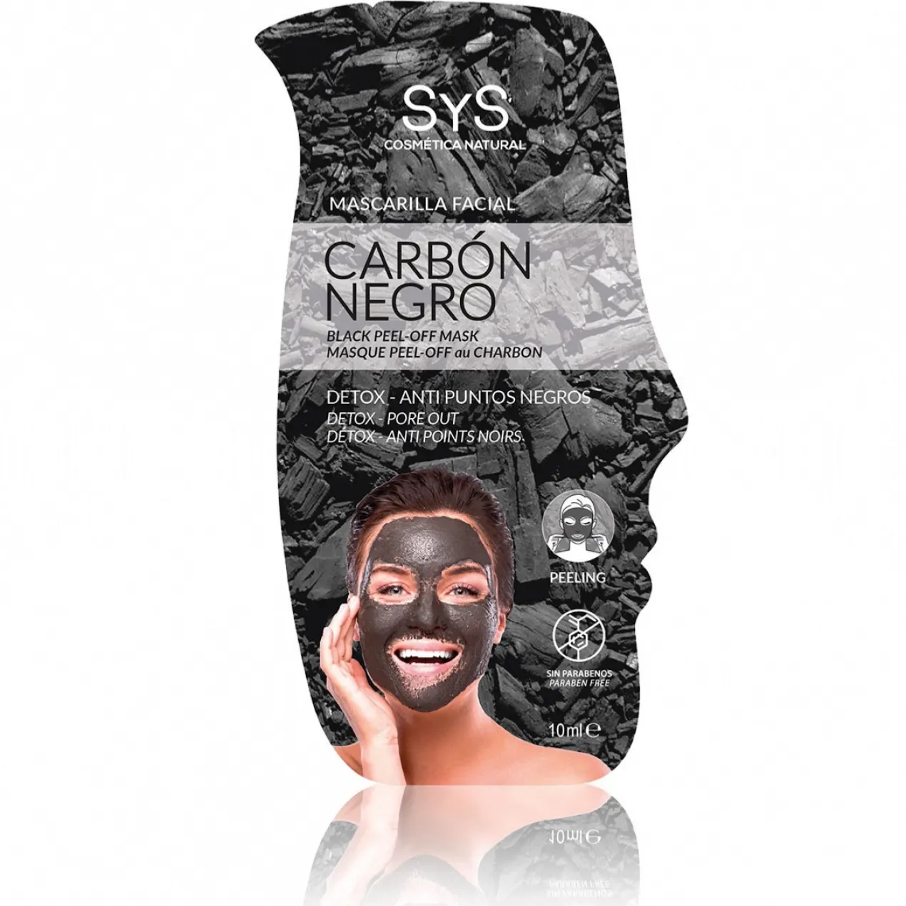 Máscara Facial Peeling Carvão Negro