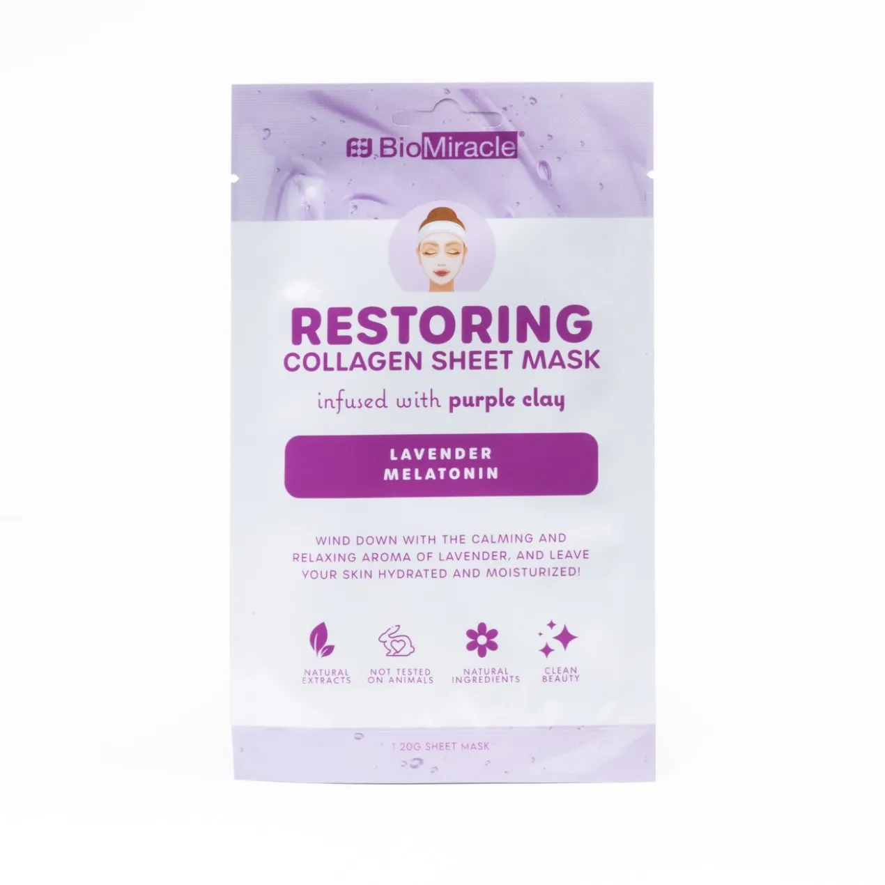 Máscara Facial Restauradora com Colagénio