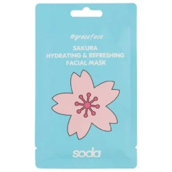 Máscara Facial Sakura Hidratante e Refrescante