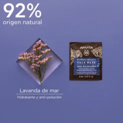 Máscara Hidratante e Antioxidante com Lavanda