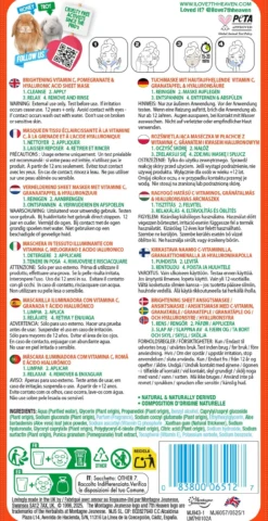Máscara Iluminadora Essentials Vit C Romã