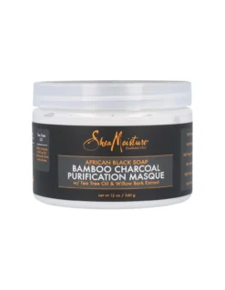 Máscara Purificante African Black Soap Bamboo Charcoal