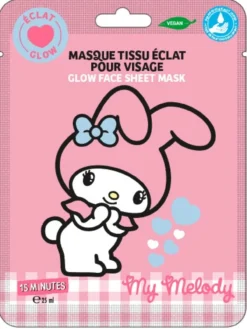 My Melody Máscara de Tecido Facial Glow 15 Minutos