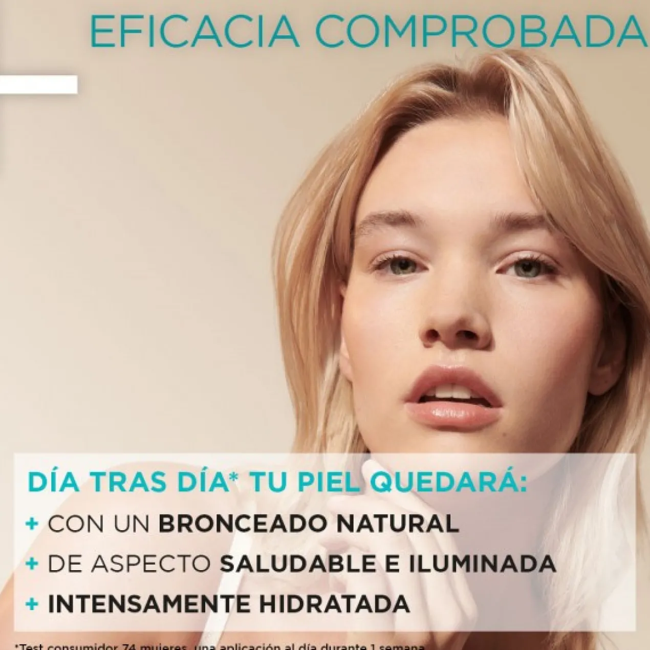Natural Bronzer Gotas Faciais Autobronzeadoras com Ácido Hialurónico e Água de Coco