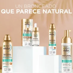 Natural Bronzer Gotas Faciais Autobronzeadoras com Ácido Hialurónico e Água de Coco