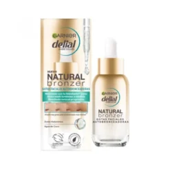 Natural Bronzer Gotas Faciais Autobronzeadoras com Ácido Hialurónico e Água de Coco