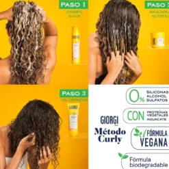 Nécessaire Método Curly 3 passos