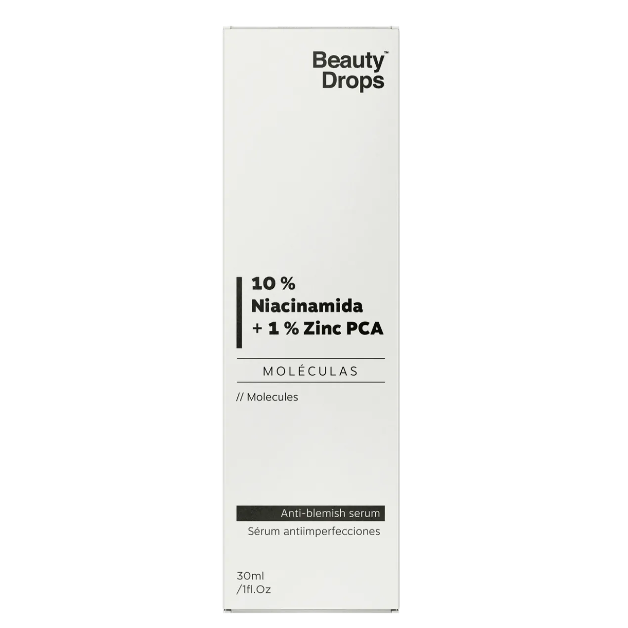 10% Niacinamida + 1% Zinco PCA Sérum anti-imperfeições