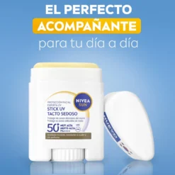 Nivea Sun Stick Facial Protetor Solar UV SPF50+ Toque Sedoso