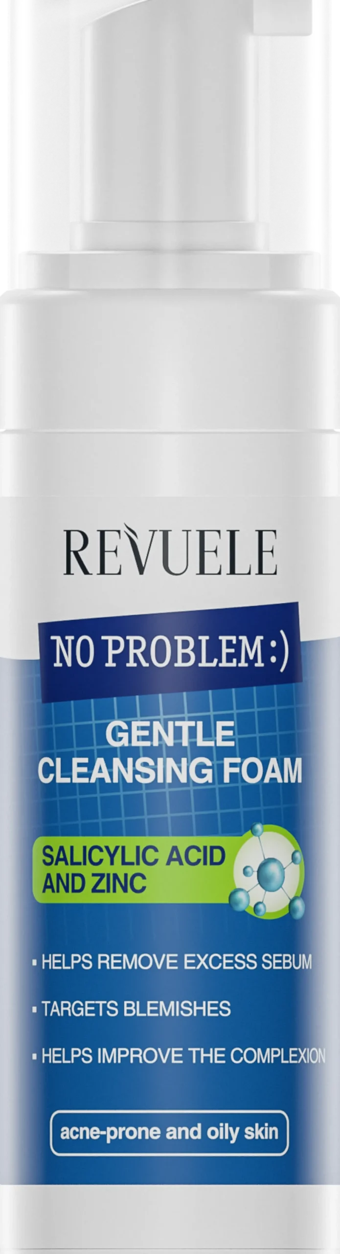 No Problem Espuma de Limpeza Suave com Ácido Salicílico e Zinco