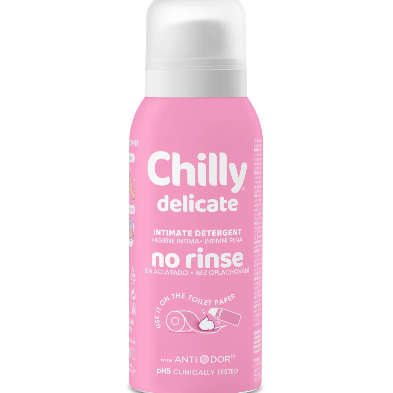 No Rinse Delicado Espuma Íntima Sem Enxaguamento