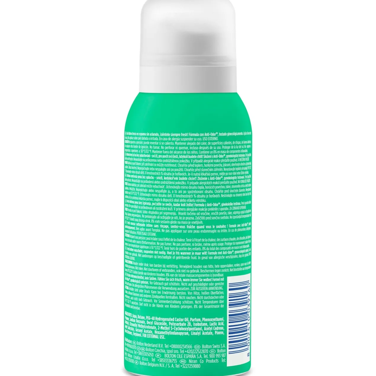 No Rinse Fresh Espuma Higiene Íntima Sem Enxaguamento