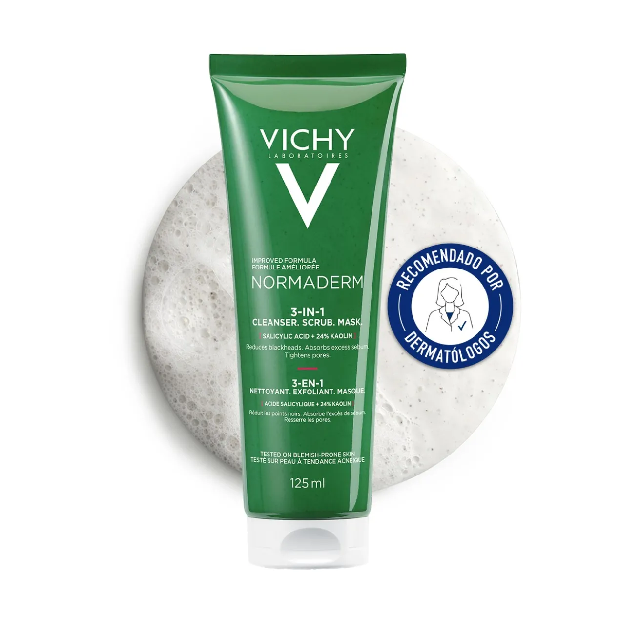 Normaderm 3 in 1 Limpeza + Esfoliante + Máscara
