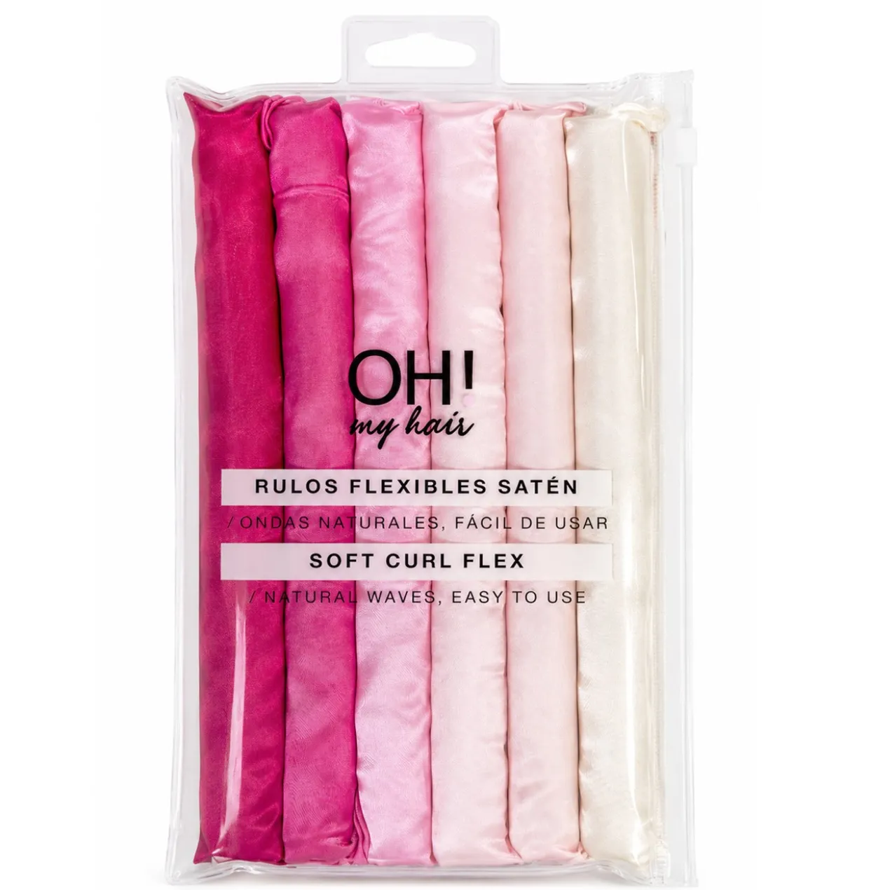 Oh My Hair Pack 6 Rolos de Cetim