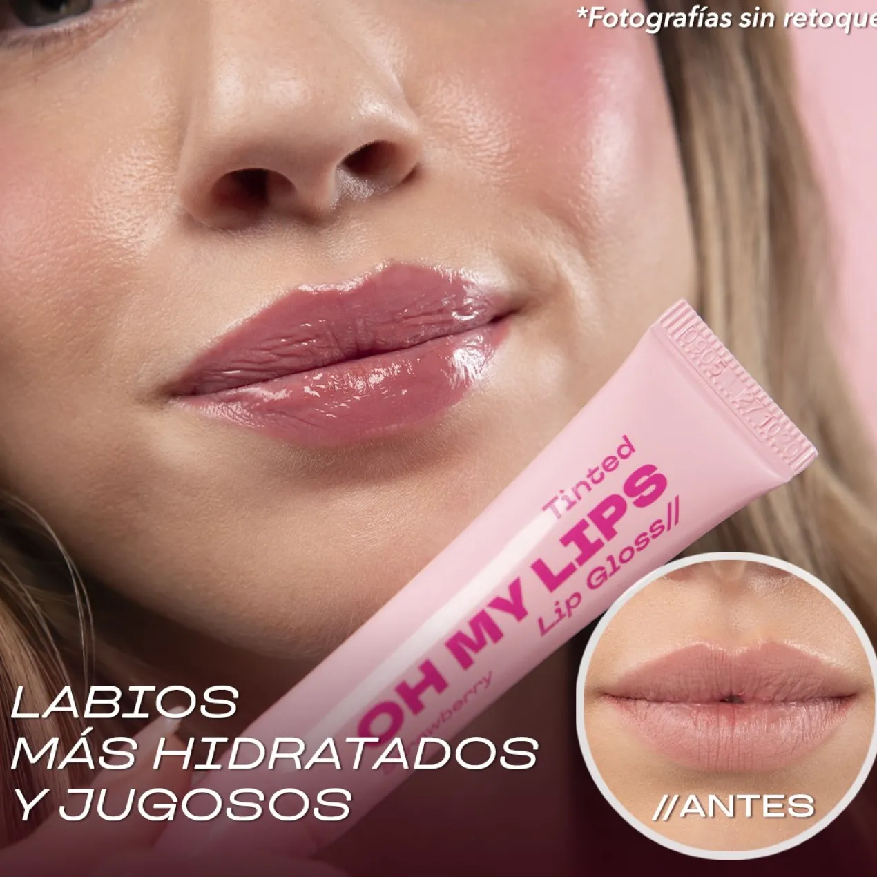 Oh My Lips Tinted Lip Gloss Morango