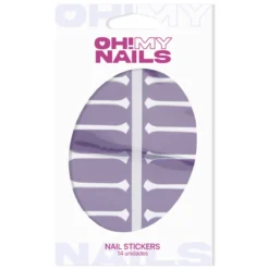 Oh My Nails! Autocolantes Roxo