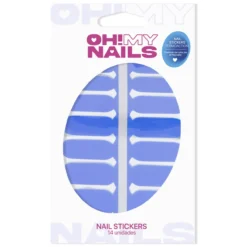 Oh My Nails! Autocolantes Termoativos Azuis