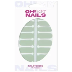 Oh My Nails! Autocolantes Verde