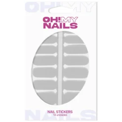 Oh My Nails! Stickers Cinzento
