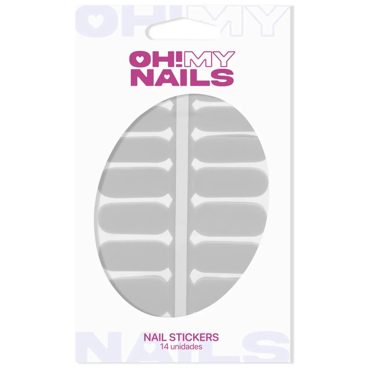 Oh My Nails! Stickers Cinzento