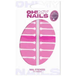 Oh My Nails! Stickers Termoativos de Rosa a Roxo