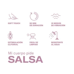 O Meu Corpo Pede Salsa Vibrador Clitoriano de Uso Externo
