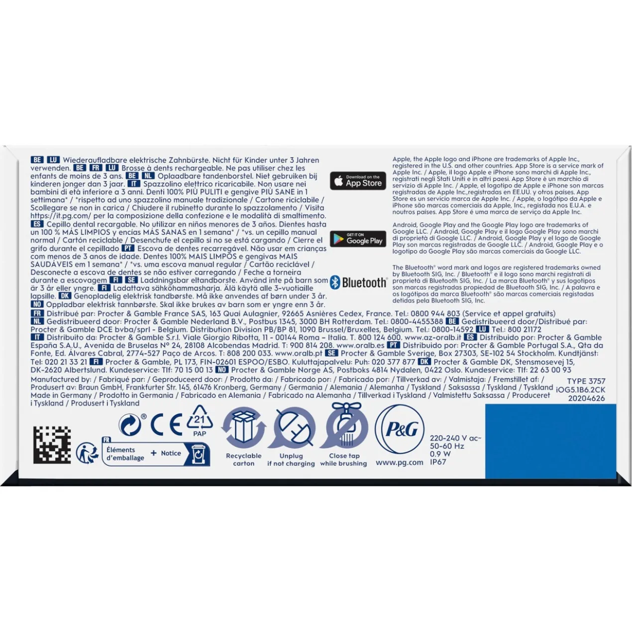 Oral-B iO 5 Escova Elétrica Preta com Estojo
