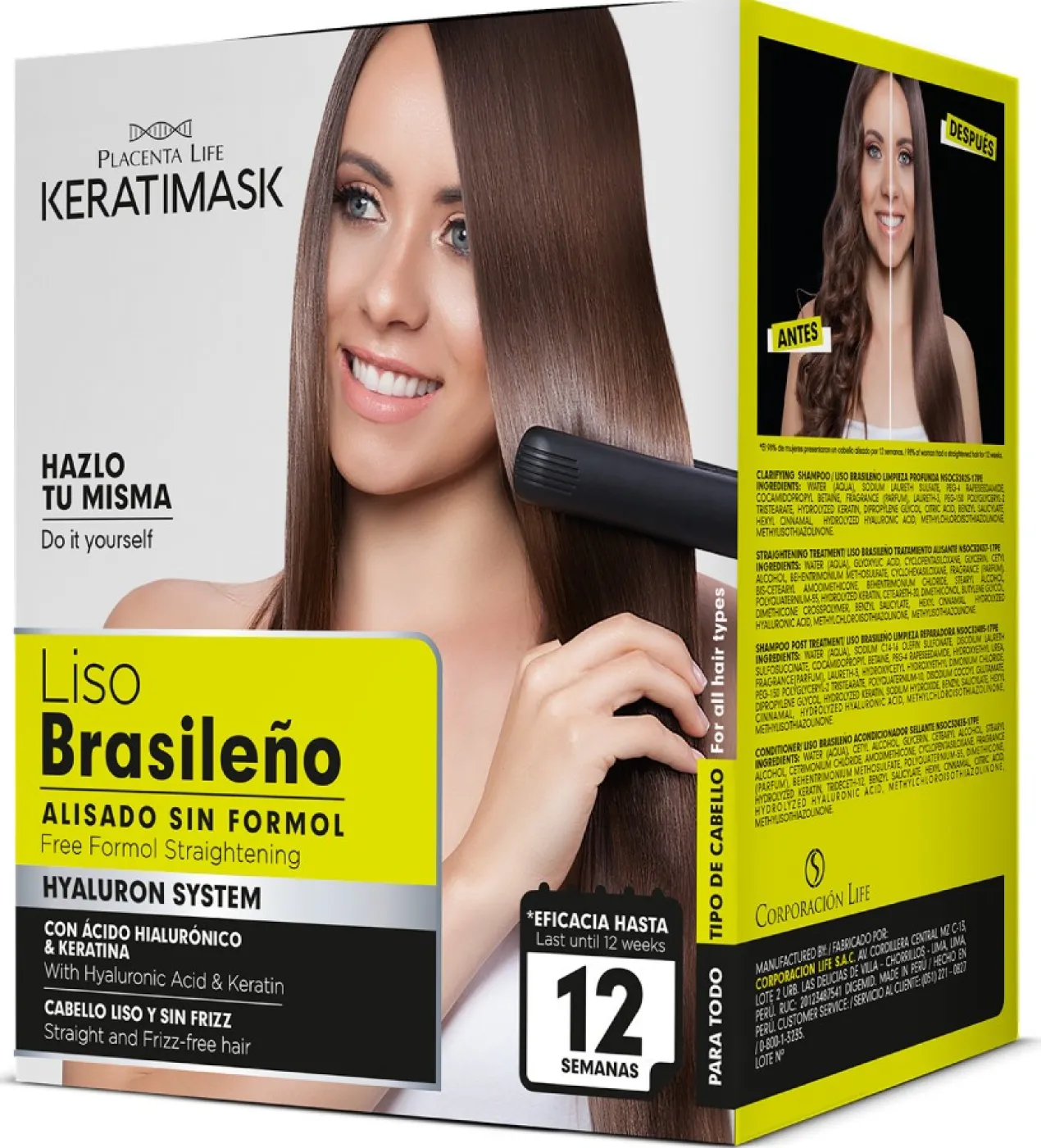 Pack Alisamento Brasileiro sem Formol