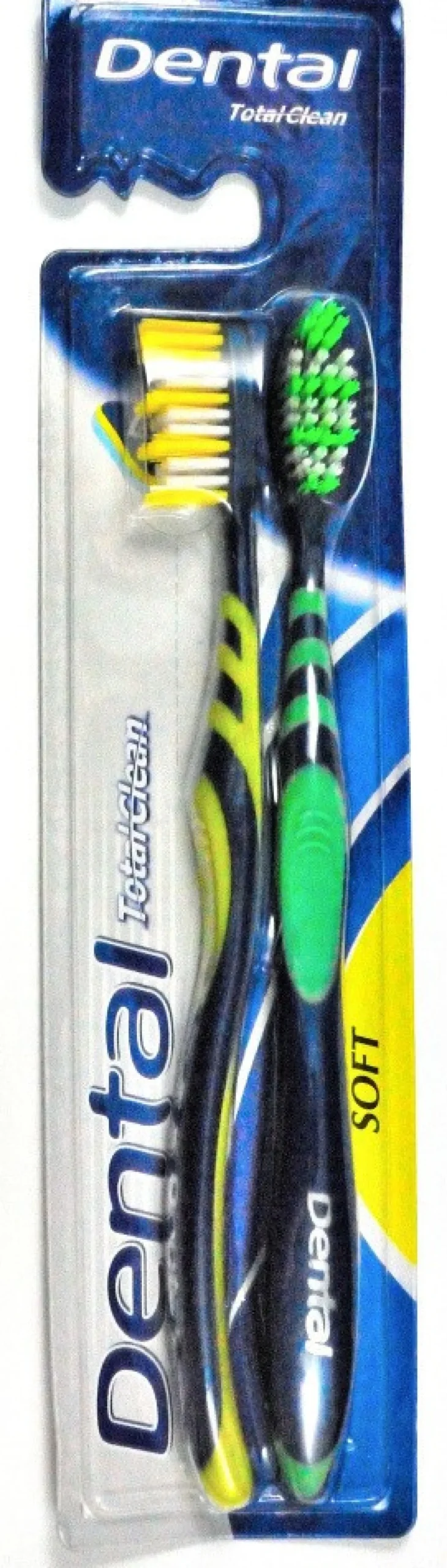 Pack 2 Escovas de Dentes Total Clean-Soft