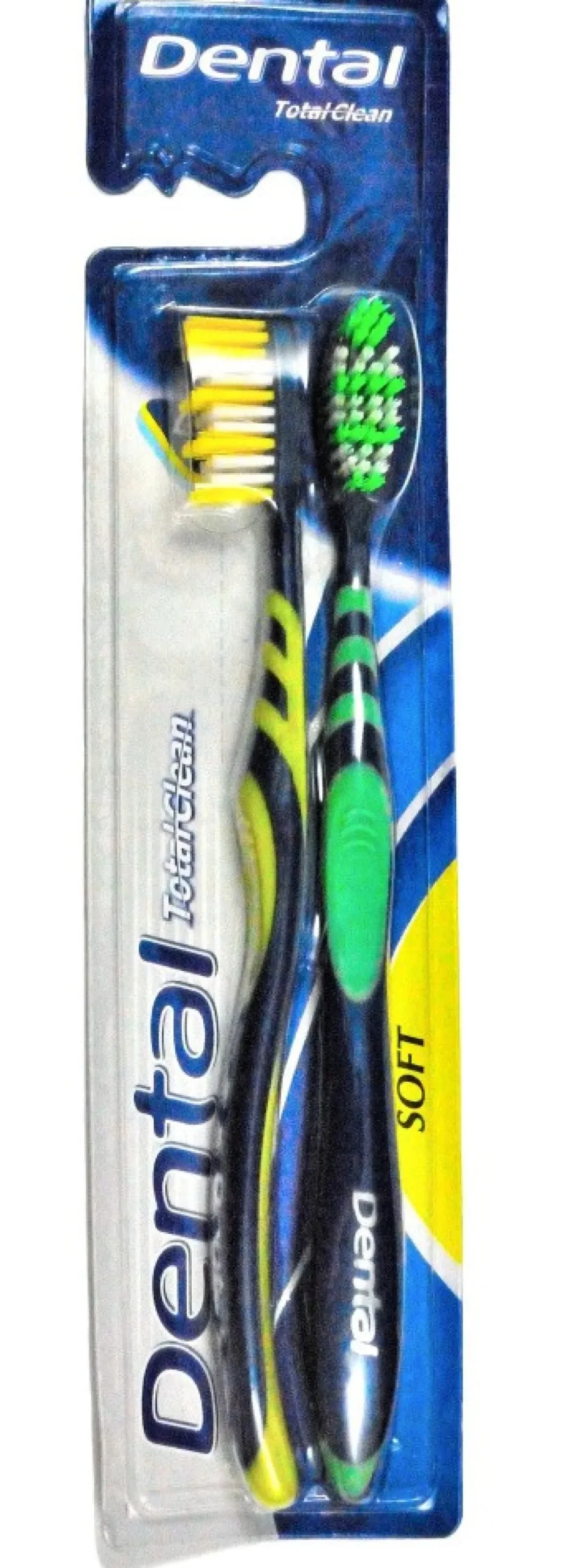 Pack 2 Escovas de Dentes Total Clean-Medium