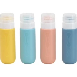 Pack Frascos Silicone Com Bolsa