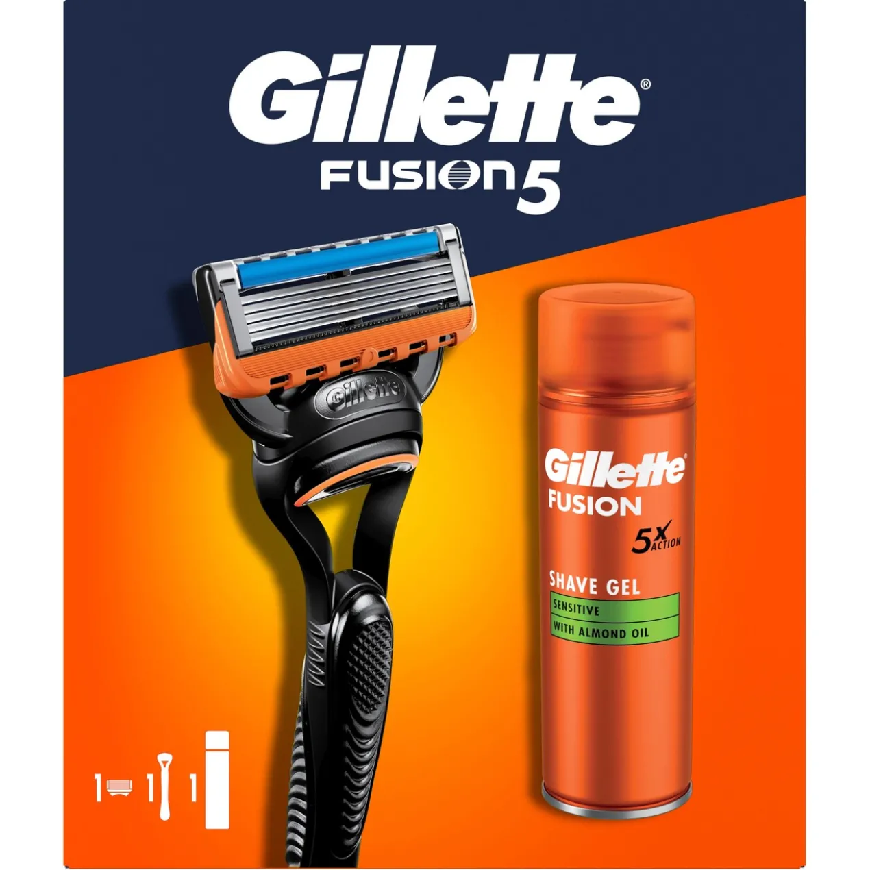 Pack Gillette Fusion5 Máquina de Barbear