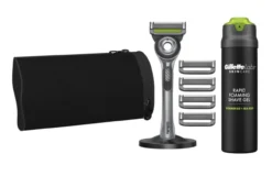Pack GilletteLabs Máquina + Recargas + Gel + Suporte