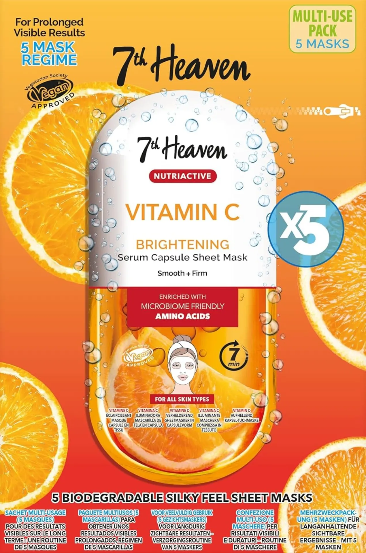 Pack Máscaras Vitamina C Iluminadora