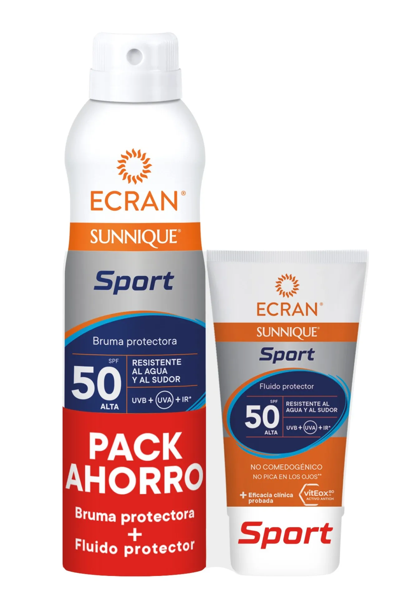 Pack Sunnique Bruma Protetora Sport SPF50 + Facial SPF50