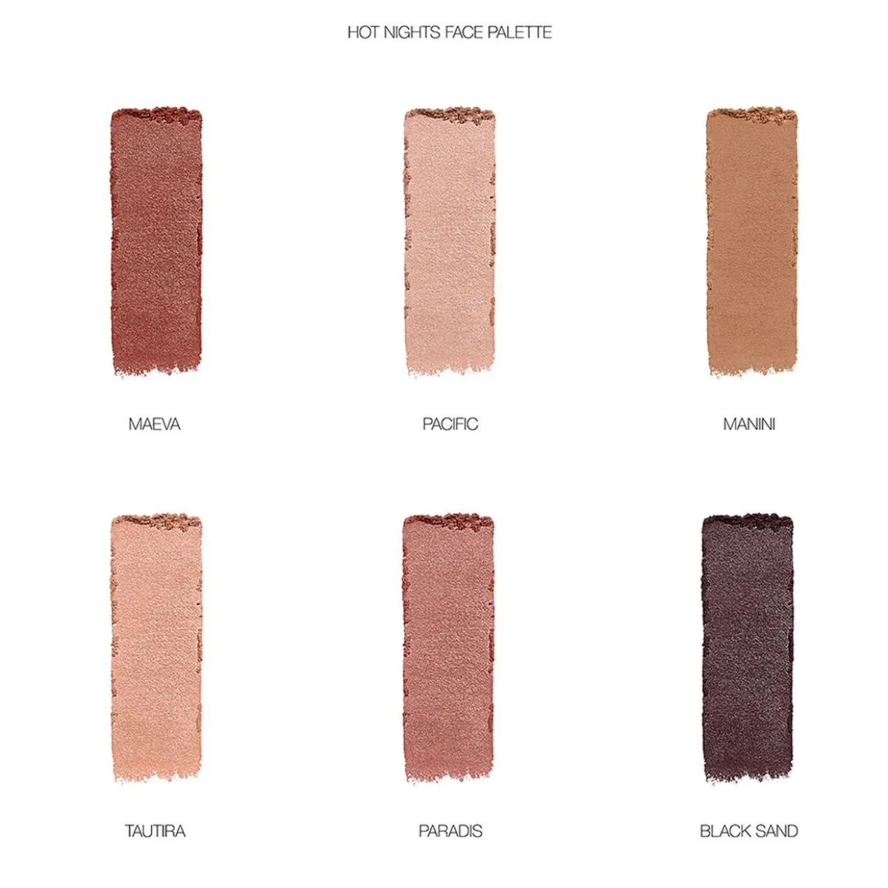 Paleta de rosto e olhos Hot Nights Face Palette
