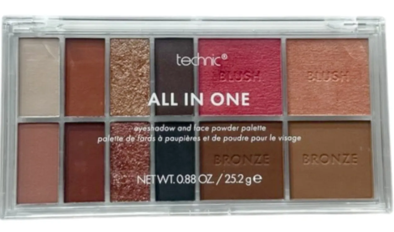 Paleta de Sombras e Rosto All in One
