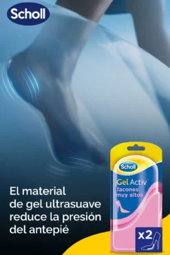 Palmilhas Gel Activ Tacão Muito Alto