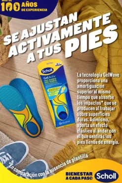 Palmilhas Gel Activ Uso Diário Mulher