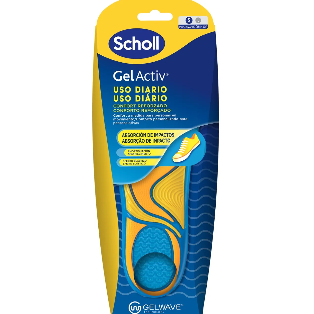 Palmilhas Gel Activ Uso Diário Mulher