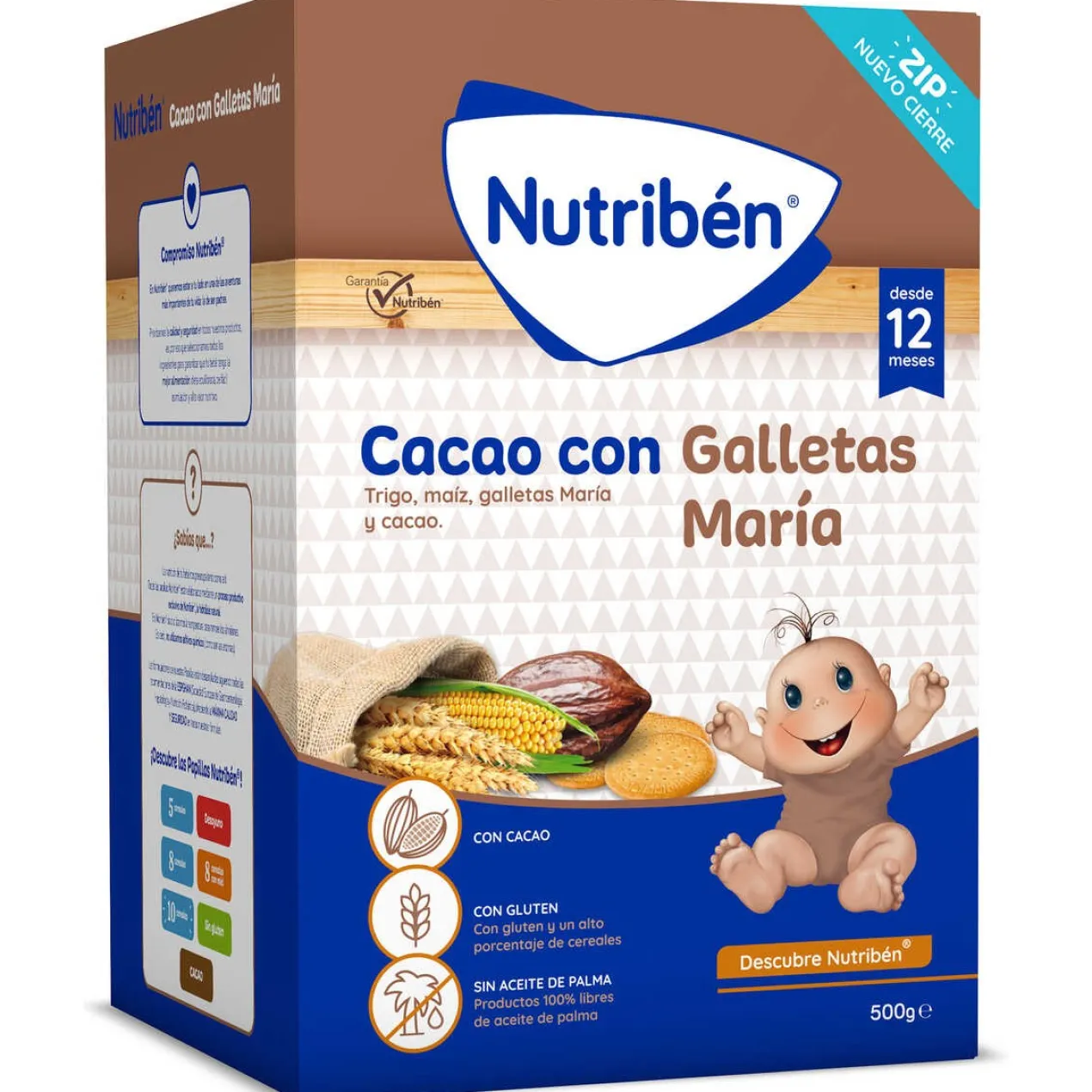 Papa Cacau com Bolacha Maria