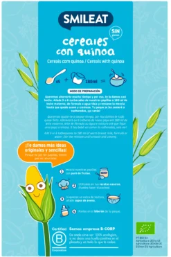 Papa Ecológica de Cereais e Quinoa sem Glúten