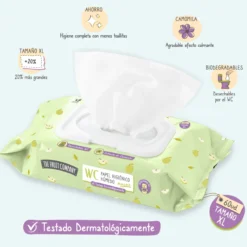 Papel Higiénico Húmido WC Maçã