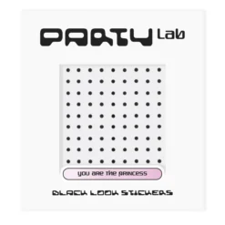 Party Lab Black Looks Stickers