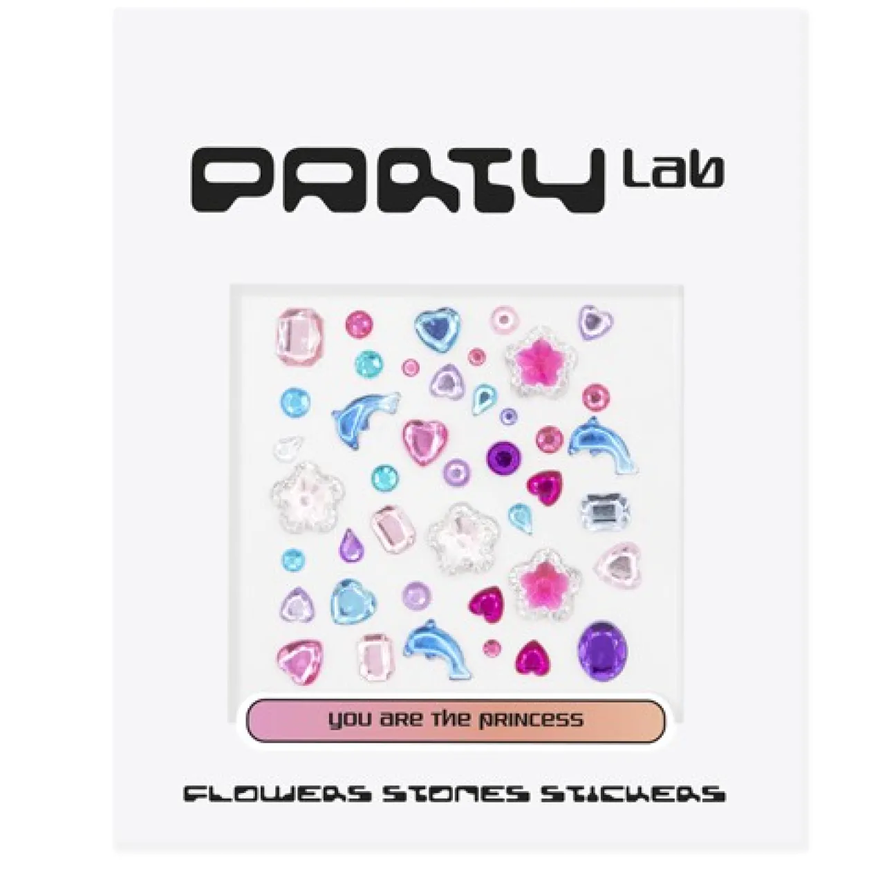Party Lab Flowers Stones Stickers