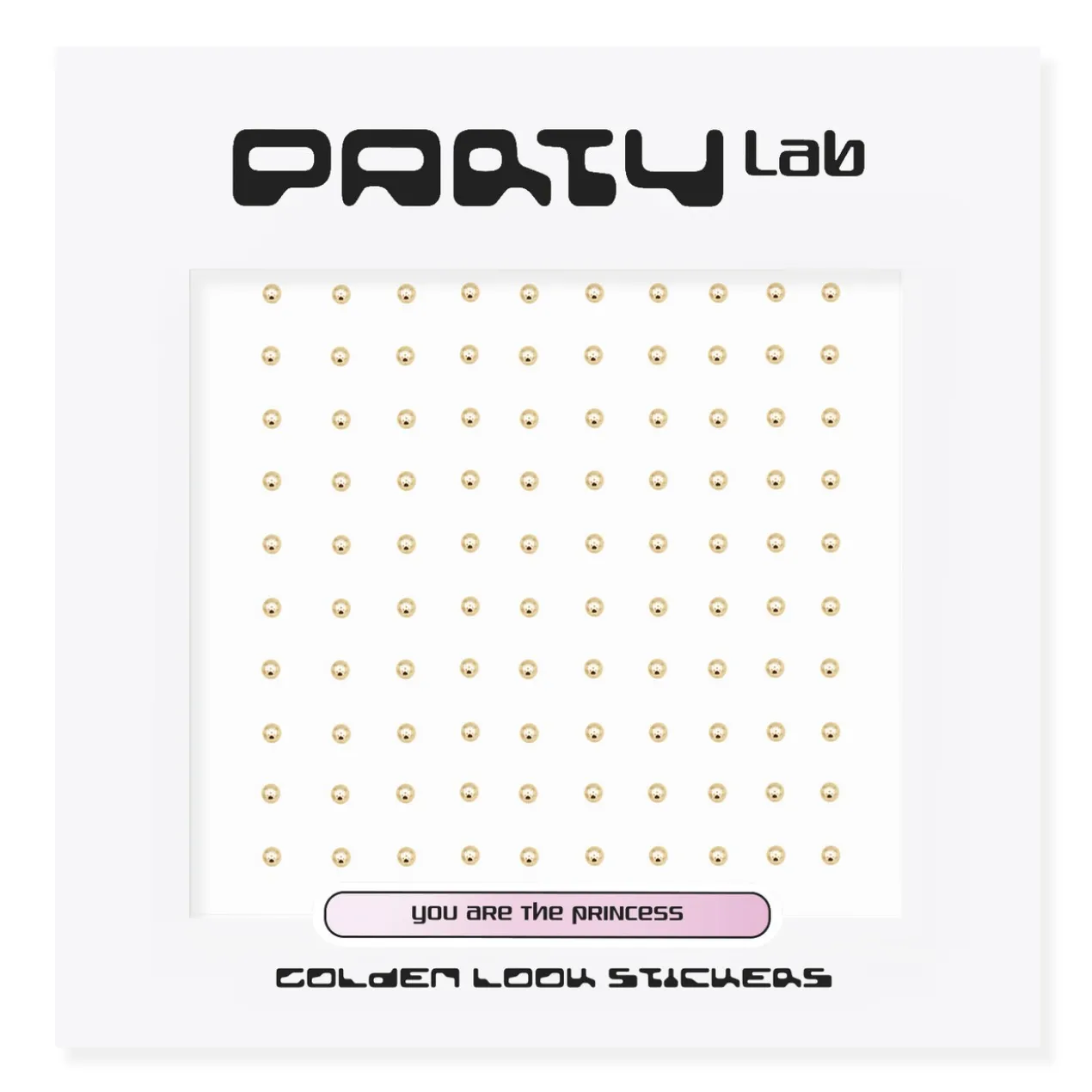 Party Lab Stickers Golden Look